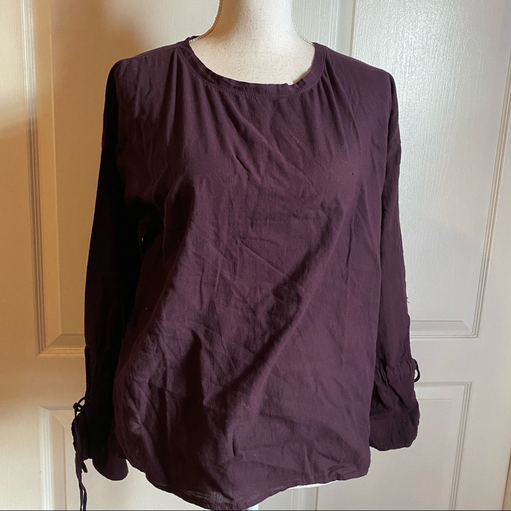 NWOT H BY BORDEUX WOMAN'S PURPLE TOP P (SMALL) - Picture 1 of 7